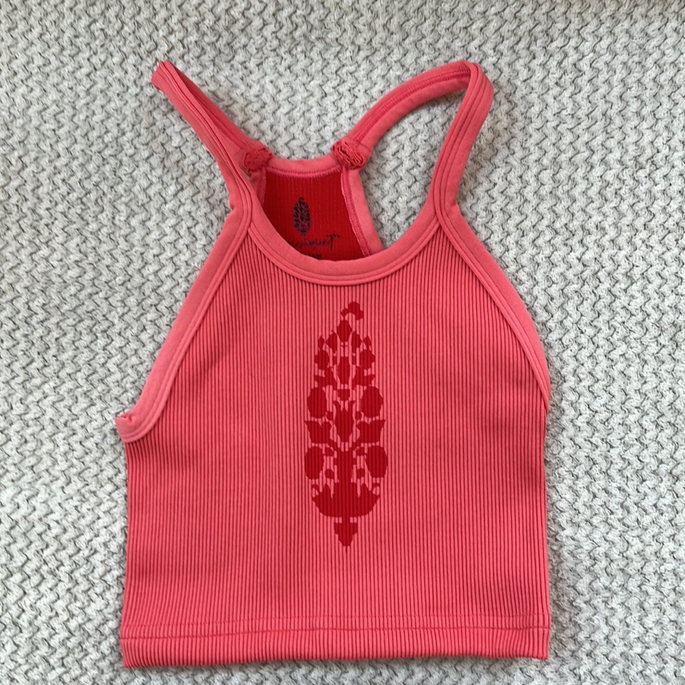 NEW- restock COPY - NEW🌺free people Happiness long run crop BIG LOGO